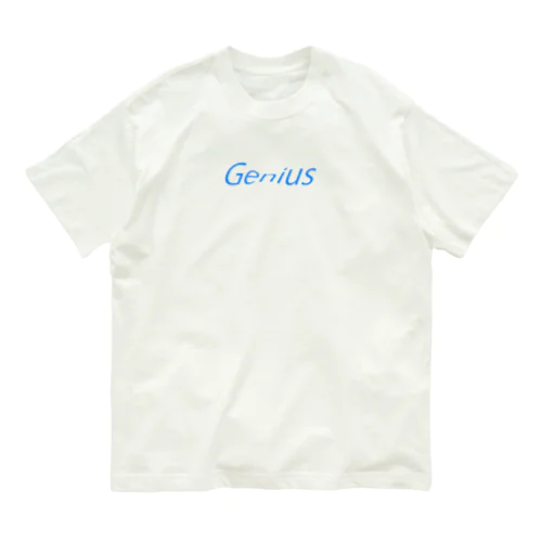 Genius 天才 オーガニックコットンTシャツ