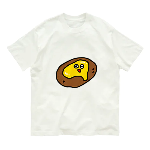 チーズハンバーグさん Organic Cotton T-Shirt