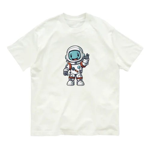 手を振る宇宙飛行士 Organic Cotton T-Shirt