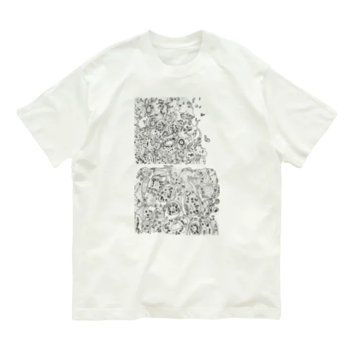 salivary glands. オーガニックコットンTシャツ