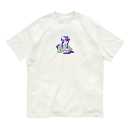 事務作業をする女性 Organic Cotton T-Shirt