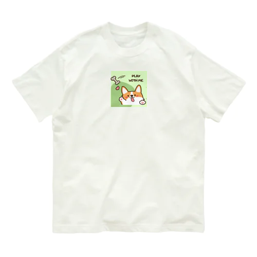 PLAY WITH ME オーガニックコットンTシャツ