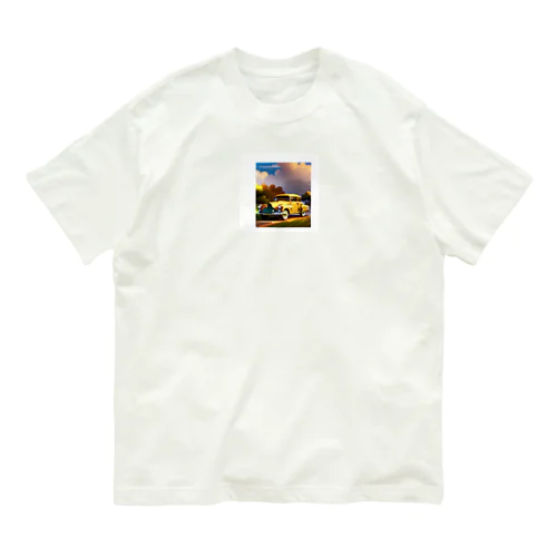 クラシックカー オーガニックコットンTシャツ