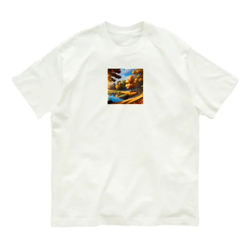 涼しい秋 オーガニックコットンTシャツ