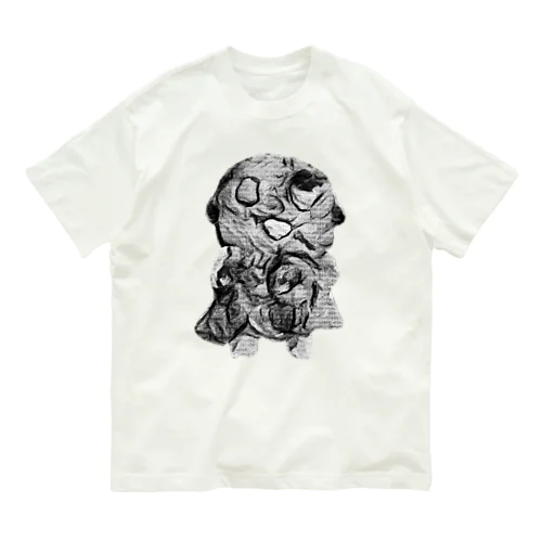 前方後円墳くん Organic Cotton T-Shirt