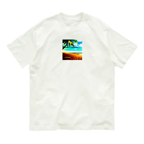 ハワイの海 オーガニックコットンTシャツ