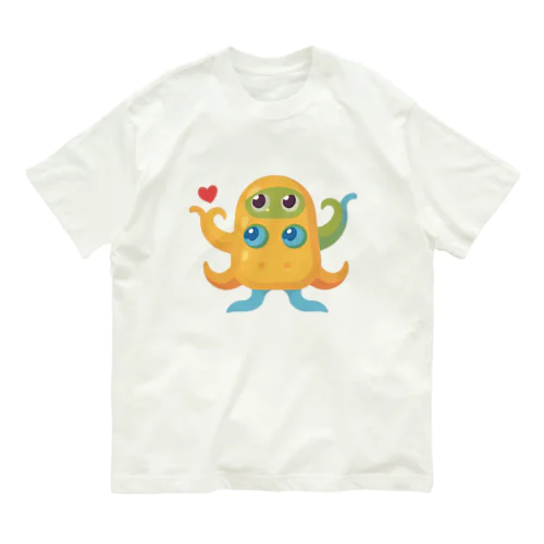 癒やしモンスター5️⃣ オーガニックコットンTシャツ