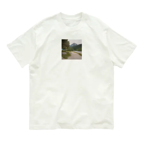 景色がきれいなイラストのグッツ Organic Cotton T-Shirt