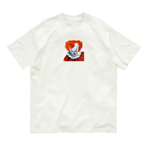 ピエロのイラストのグッズ Organic Cotton T-Shirt