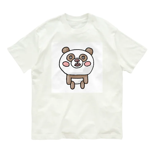 おとぼけパンダくん Organic Cotton T-Shirt