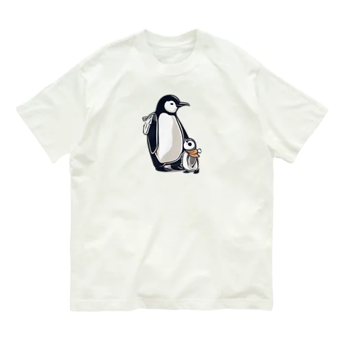 ペンギンズ　親子 Organic Cotton T-Shirt