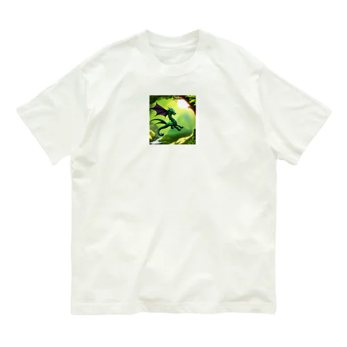 八恩　森の守り神　愛龍　 Organic Cotton T-Shirt