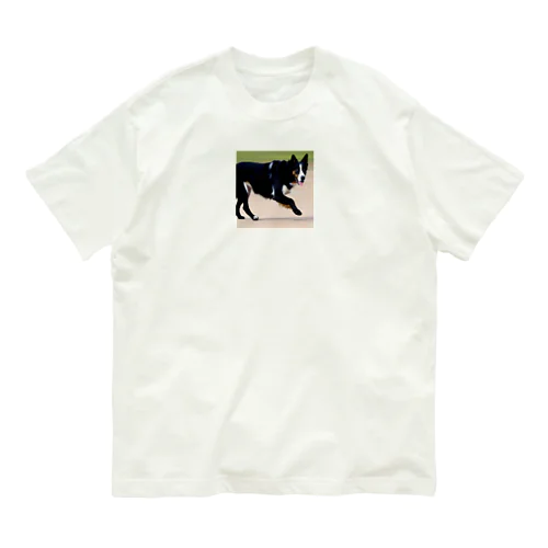 かわいい犬のイラストグッズ Organic Cotton T-Shirt