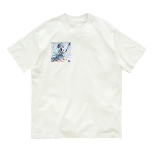 氷の妖精 オーガニックコットンTシャツ