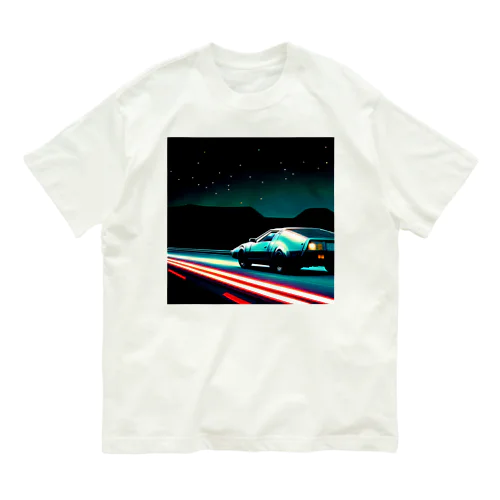 スーパーカー　レトロウェイヴ Organic Cotton T-Shirt