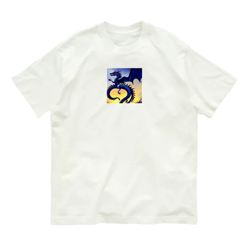 COOLな龍 オーガニックコットンTシャツ