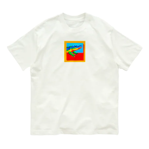 カラフルクロコダイル Organic Cotton T-Shirt