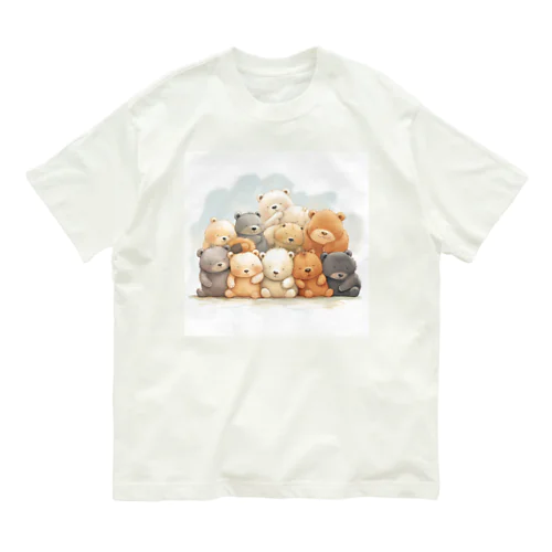 ぬいっとクマ Organic Cotton T-Shirt