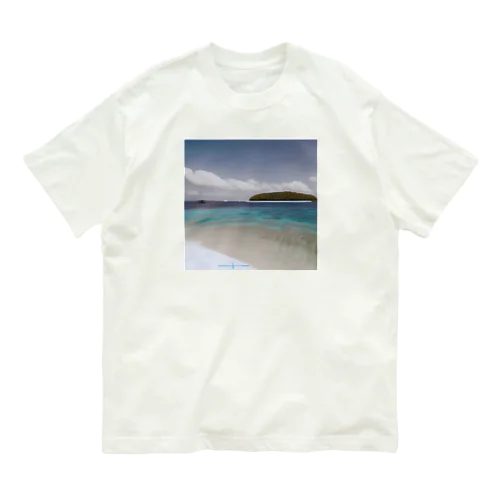 海に癒されて Organic Cotton T-Shirt