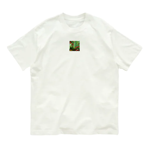 りんご Organic Cotton T-Shirt