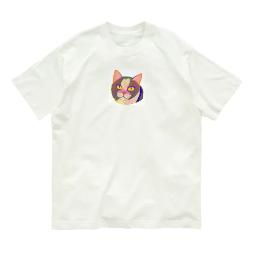 ふわふわネコ Organic Cotton T-Shirt