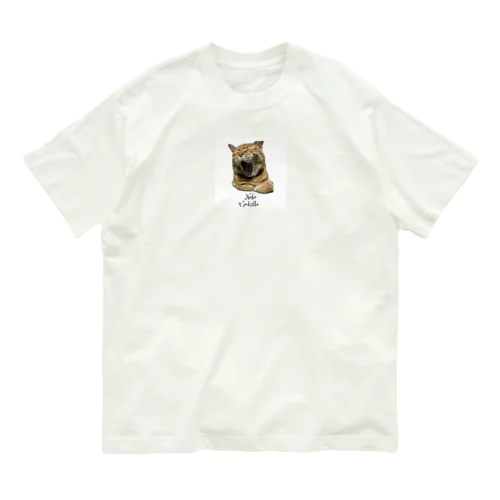 猫ごじら オーガニックコットンTシャツ