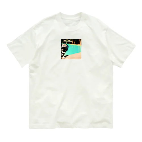 パグ男 オーガニックコットンTシャツ