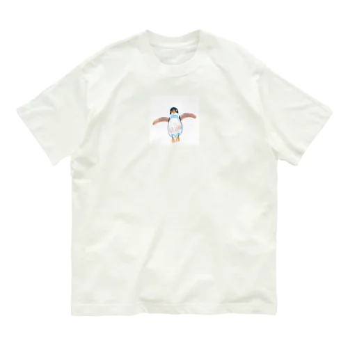 空飛ぶペンギン Organic Cotton T-Shirt