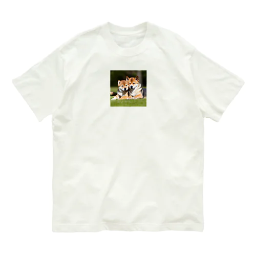 柴犬001 オーガニックコットンTシャツ