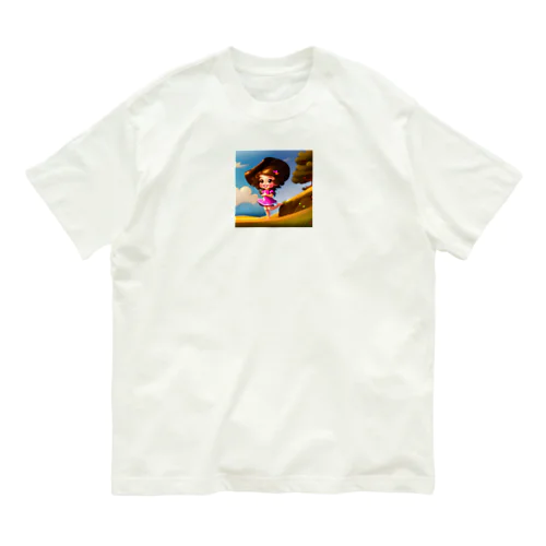 ハッピーガール Organic Cotton T-Shirt