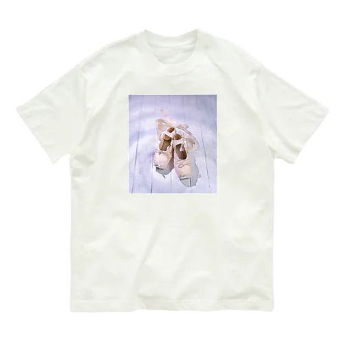 トゥシューズピンク Organic Cotton T-Shirt