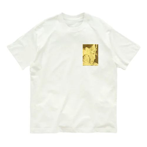 キラキラネコ Organic Cotton T-Shirt