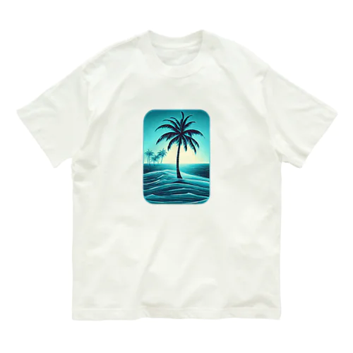 水色の楽園 Organic Cotton T-Shirt