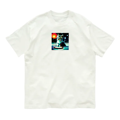 DJ猫 オーガニックコットンTシャツ