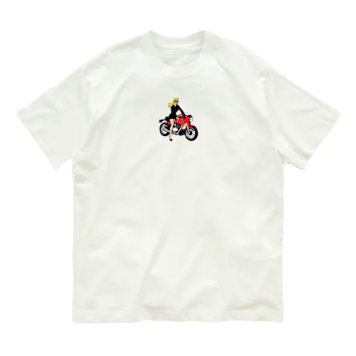 バイク女子 オーガニックコットンTシャツ