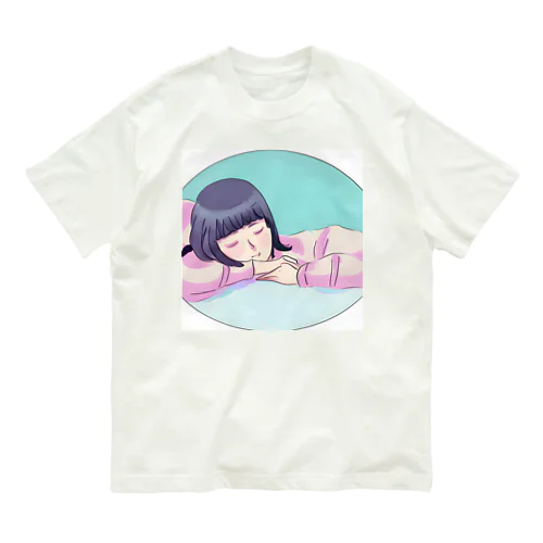 眠っている彼女 オーガニックコットンTシャツ