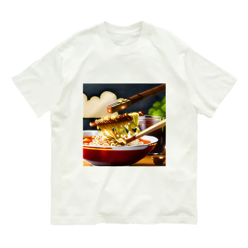 ラーメン オーガニックコットンTシャツ