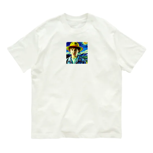 ストレンジャーシングスイレブン星月夜に行ってみた Organic Cotton T-Shirt