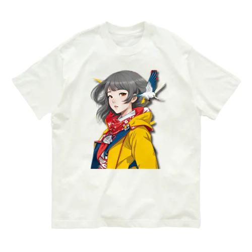 大正レトロJYOSI　レイナ オーガニックコットンTシャツ