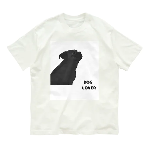 DOG LOVER（パグ） オーガニックコットンTシャツ