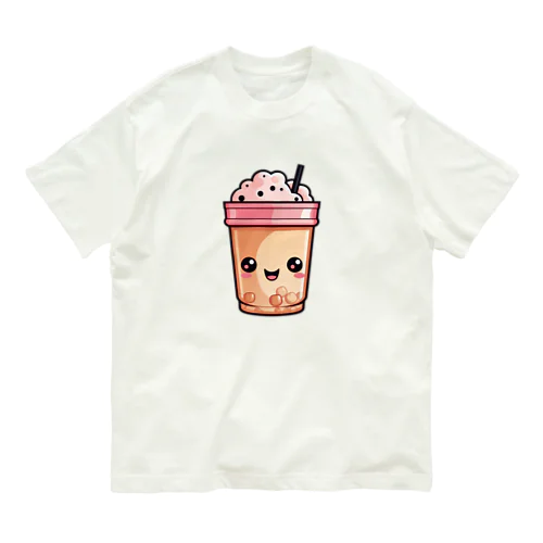 タピオカミルクティー Organic Cotton T-Shirt