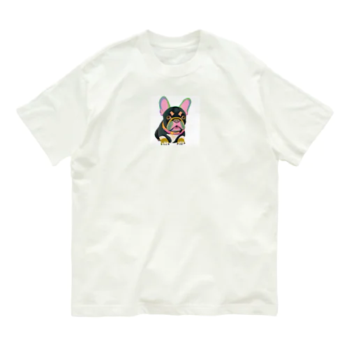 フレンチブルドッグ　クロちゃん Organic Cotton T-Shirt