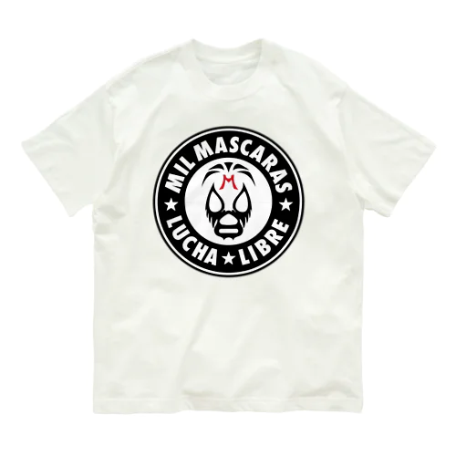 MIL MASCARAS LUCHA LIBRE-ミル・マスカラス ルチャリブレ- オーガニックコットンTシャツ