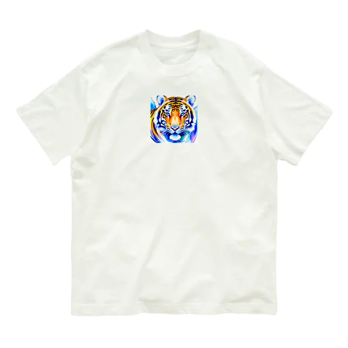 ワイルドな虎🐯 オーガニックコットンTシャツ