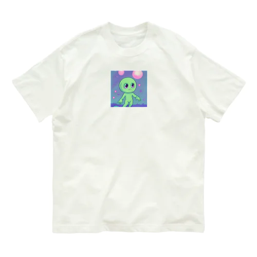 Cosmic Invader オーガニックコットンTシャツ