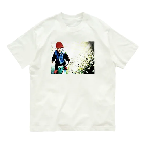 がきえん Organic Cotton T-Shirt