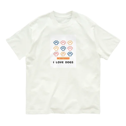 犬の足跡 Organic Cotton T-Shirt