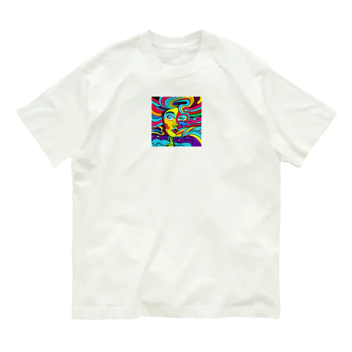 靡かれる女性 Organic Cotton T-Shirt