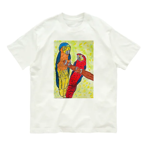 Mr.parrot オーガニックコットンTシャツ