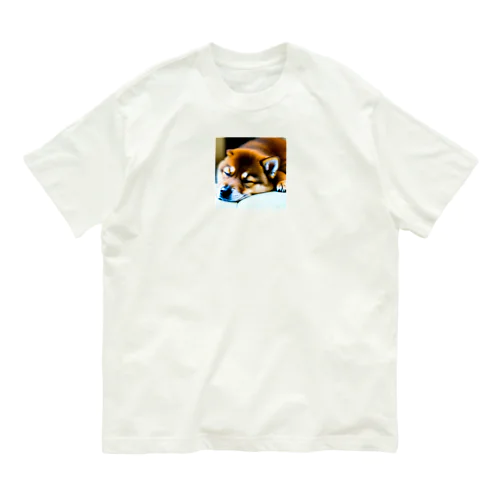 小柴の居眠り Organic Cotton T-Shirt